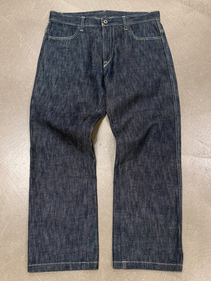 2000s Yohji Yamamoto raw wide leg jeans