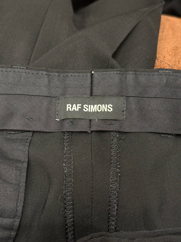 2010s Raf Simons wool flared trousers