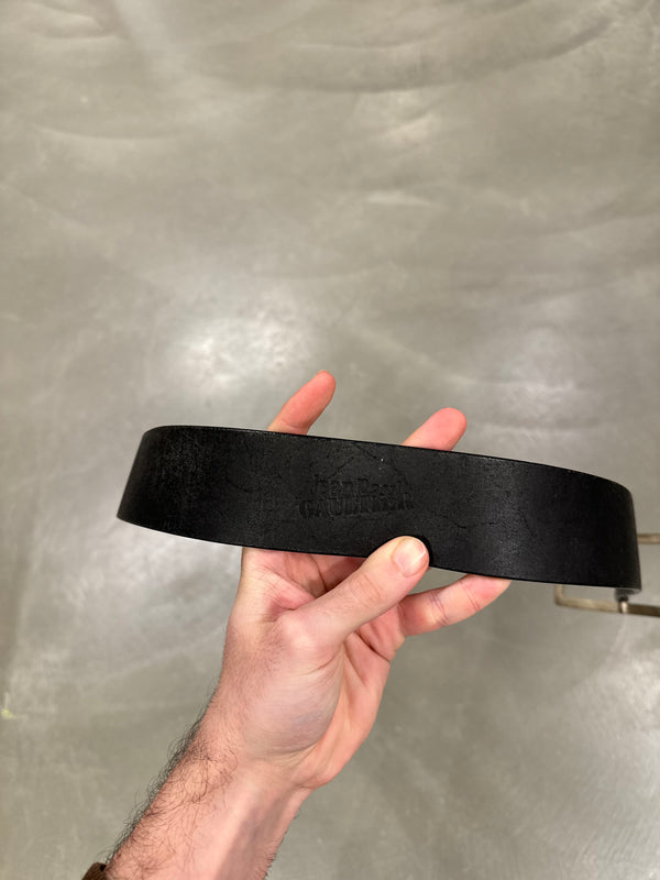 1990s Jean Paul Gaultier oversize leather belt