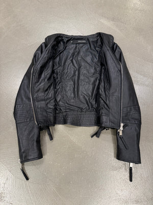 A/W 2007 Dsquared2 full zipper leather jacket