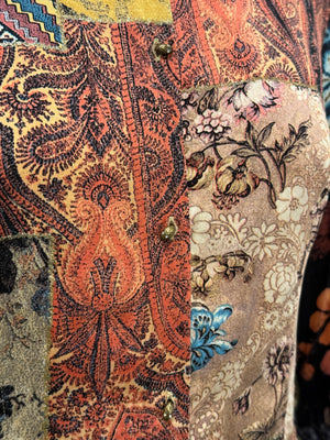 2002 Roberto Cavalli patchwork shirt