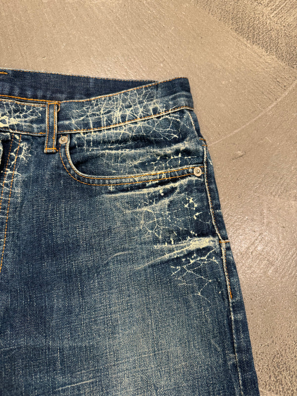 S/S2007 Dior by Hedi Slimane spiderweb jeans