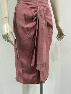 2000S Yves Saint Laurent by Tom Ford silk skirt