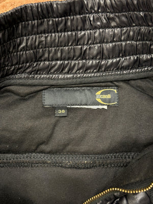 2000s Cavalli ultra-cropped cargo puffer jacket