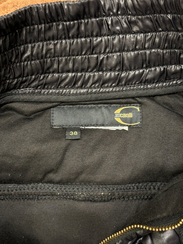 2000s Cavalli ultra-cropped cargo puffer jacket