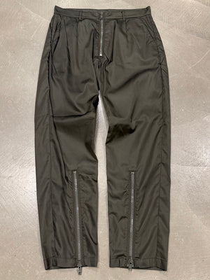 2010s Prada zip aviator pants