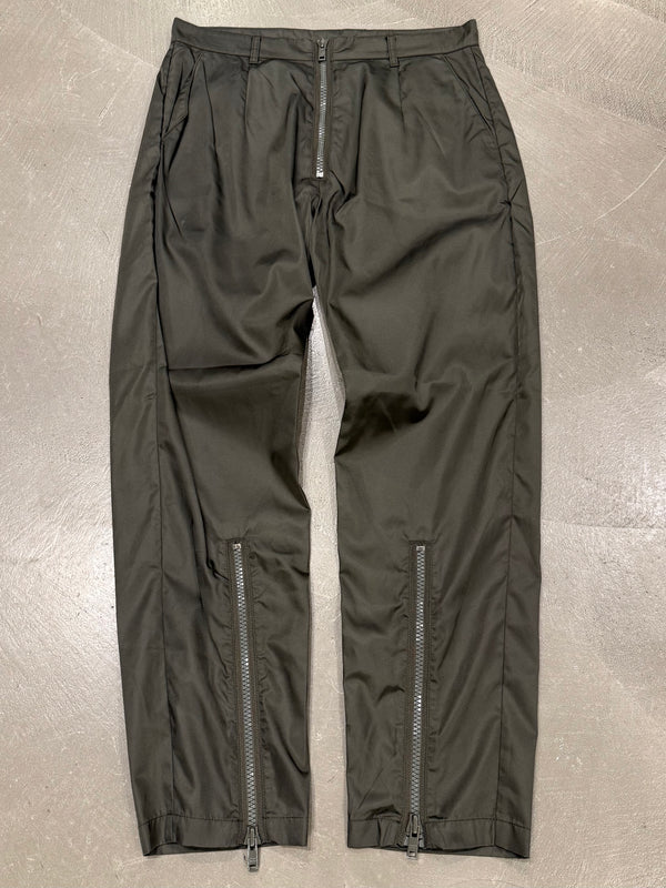 2010s Prada zip aviator pants