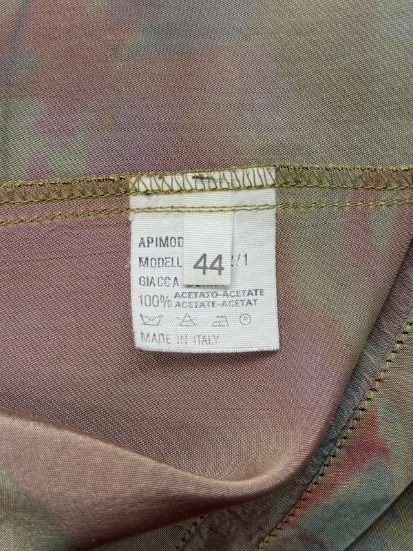 1990s Emporio Armani iridescent camo coat