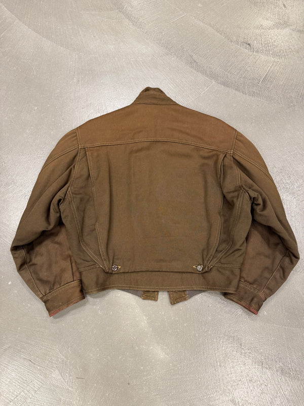 1980s Marithé + François Girbaud cropped boxy bomber jacket