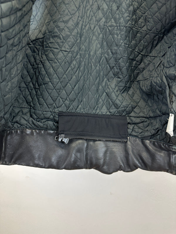 A/W 2002 Maison Margiela artisanal patchwork leather jacket