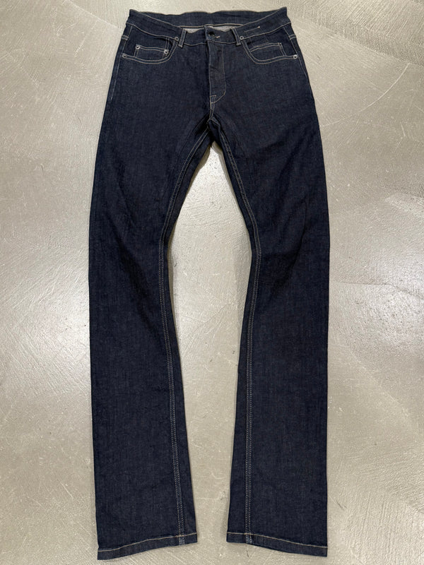 Rick Owens DRKSHDW “Detroit cut” raw denim jeans