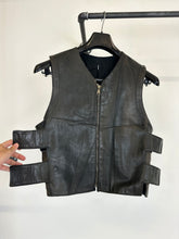Load image into Gallery viewer, AW1995 Dirk Bikkembergs velcro straps leather vest
