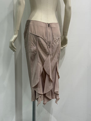S/S2003 Yves Saint Laurent by Tom Ford ruffled skirt