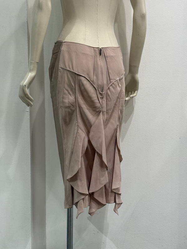 S/S2003 Yves Saint Laurent by Tom Ford ruffled skirt
