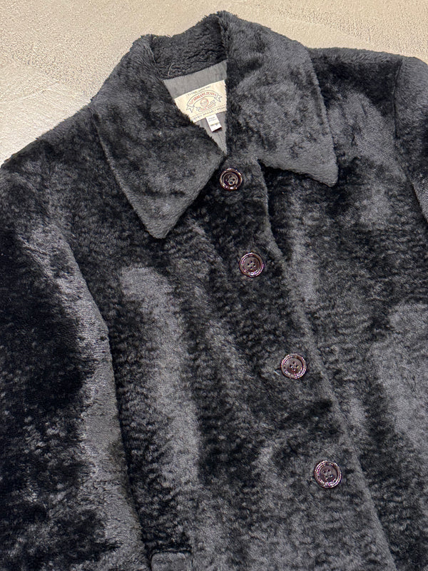 1990s ARMANI faux pony hair coat
