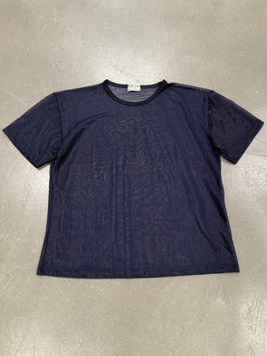 1990s Helmut Lang mesh Sheer t-shirt