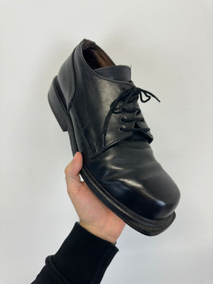 1996 Dirk Bikkembergs square toe vintage derby leather boots
