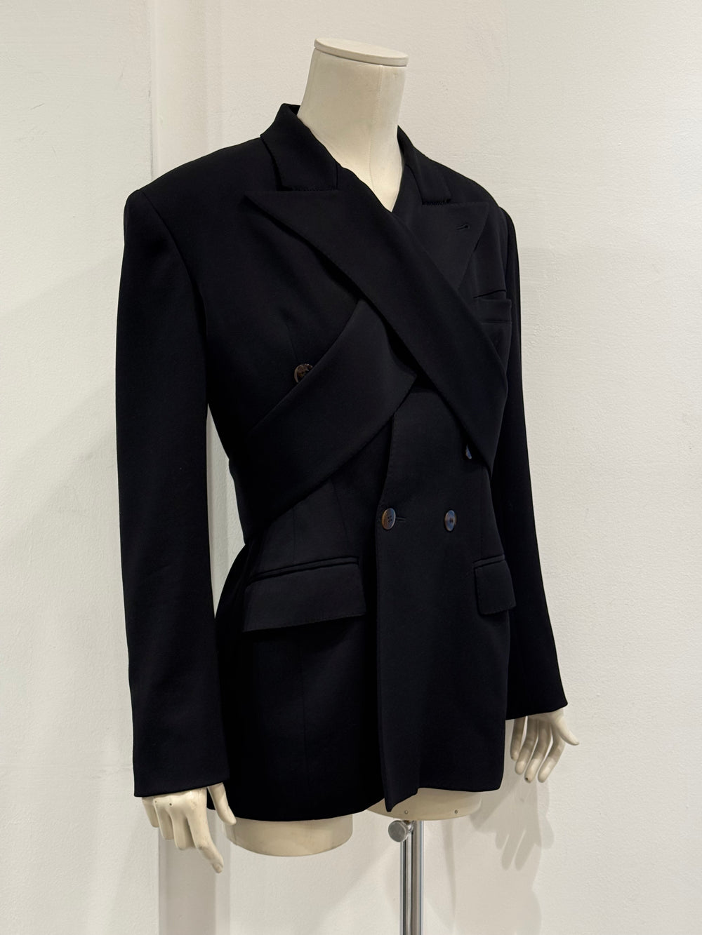 2000s Jean Paul Gaultier deconstructed blazer