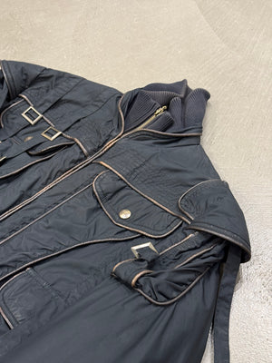 A/W2005 Cavalli soldier parachute bondage bomber jacket