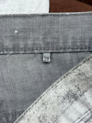 S/S2006 Dior by Hedi Slimane painted denim pants
