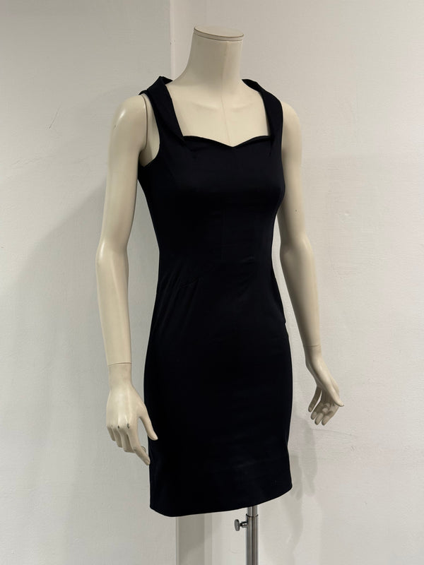 2000s Dolce & Gabbana cotton midi dress