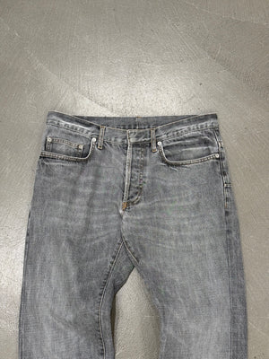 2000s Dior gray washed denim