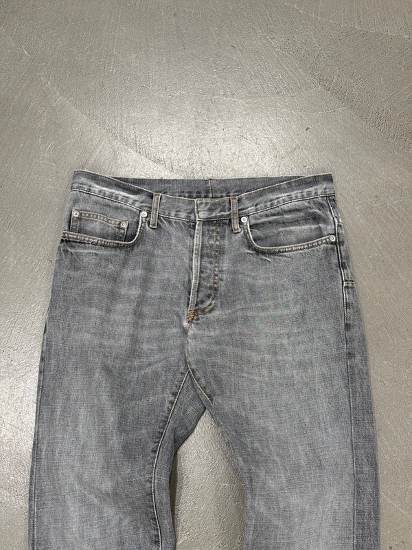 2000s Dior gray washed denim
