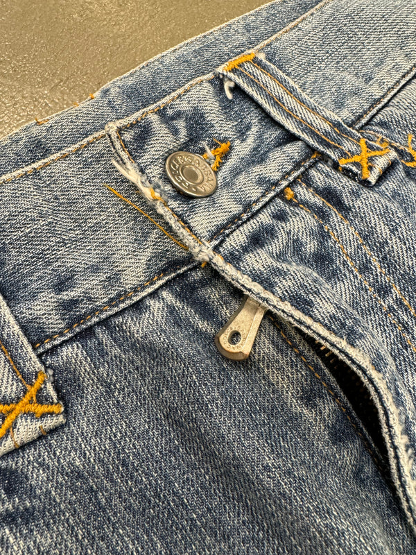 S/S2004 Dolce & Gabbana David Beckham reconstructed jeans