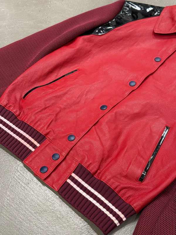 S/S2000 Miu Miu runway varsity leather jacket