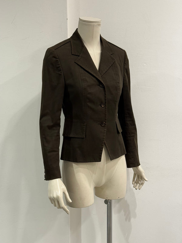 2000s Gucci by Tom Ford military tailored blazer