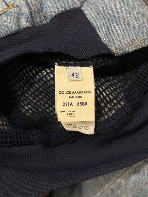 2000s Dolce & Gabbana denim bomber jacket
