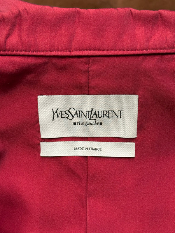 2004 Yves Saint Laurent by Tom Ford runway pagoda silk jacket