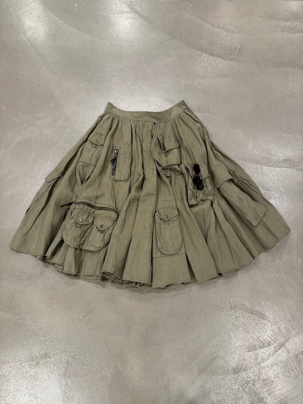 S/S 2003 Dolce & Gabbana cargo wide skirt