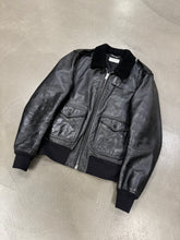 Load image into Gallery viewer, A/W2013 Saint Laurent by Hedi Slimane aviator shearling leather bomber jacket
