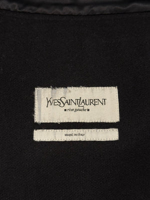 2000s Yves Saint Laurent wool officer military jacket
