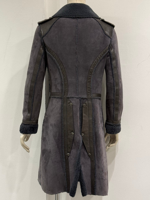 F/W2006 Dolce & Gabbana shearling napoleon coat