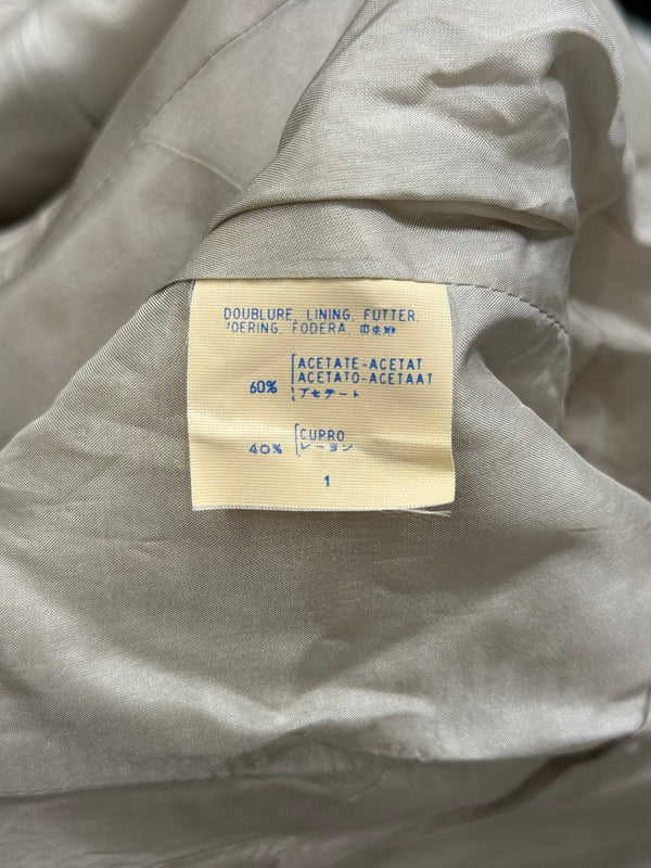 1990s Mugler puff-sleeve jacket and skirt suit
