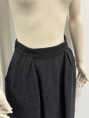 2000s Dolce & Gabbana wool pelate skirt