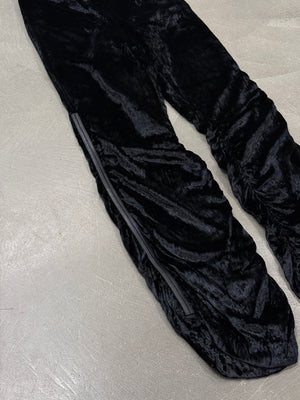 A/W1999 Gucci by Tom Ford runway velvet ruched pants