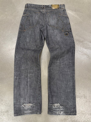 F/W 2003 Dolce & Gabbana asymmetrical denim