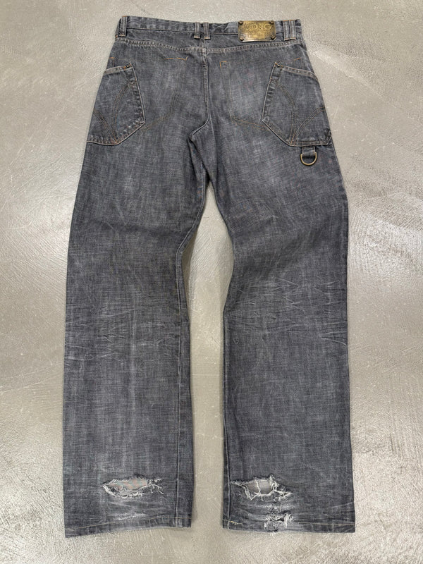 F/W 2003 Dolce & Gabbana asymmetrical denim