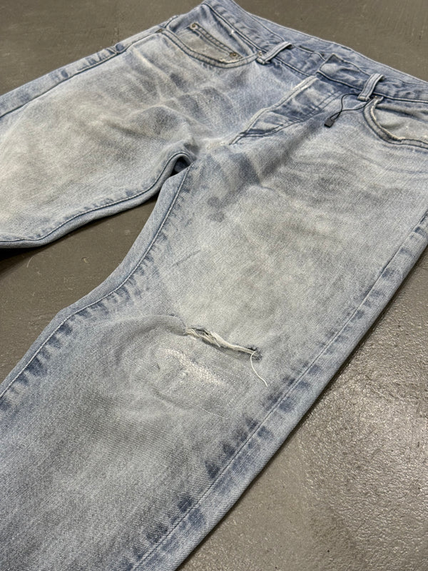 2000s Dior by Hedi Slimane faded jeans