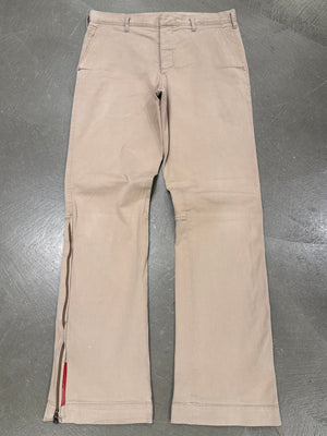 2000s Prada zip pants