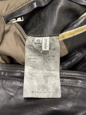 2008 Carol Christian Poell fencing leather jacket