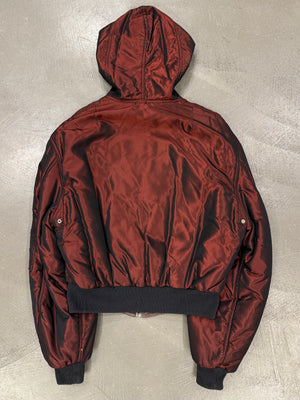 1990s Jean Paul Gaultier iridescent bomber jacket