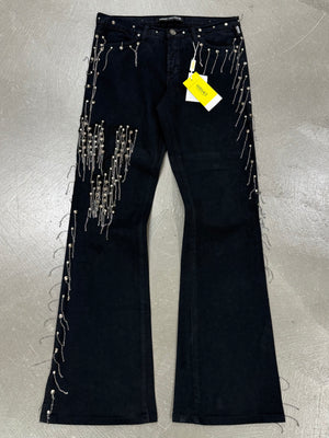 2000s Versace chain pendants pants