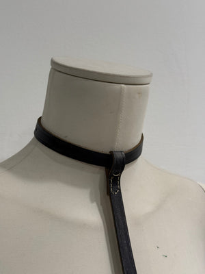 A/W2003 Maison Margiela runway bondage choker harness