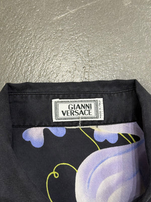 1990s Gianni Versace silk floral shirt