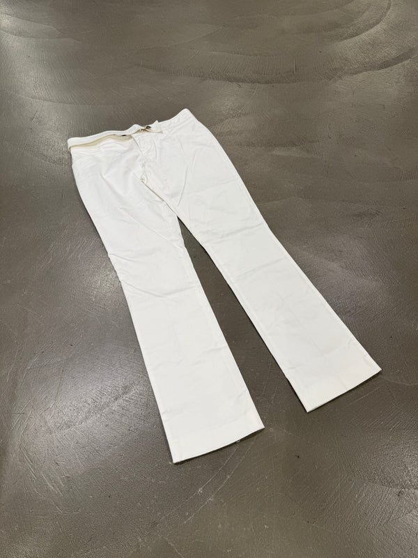 2004 Gucci by Tom Ford white Cotton pants