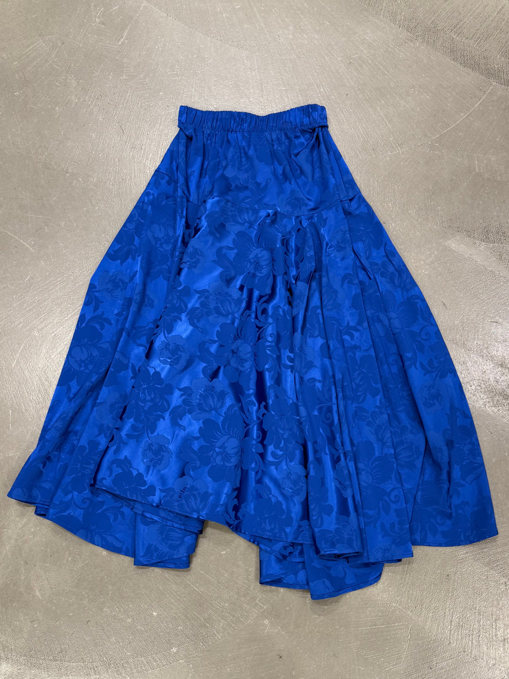 A/W2020 Balenciaga iridescent floral long skirt